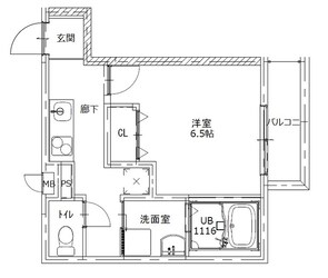 フジパレス尼崎出屋敷の物件間取画像